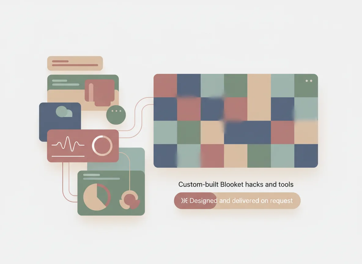 AI-generated illustration of a Blooket hacks, Custom-built Blooket hacks and tools, designed and delivered on request